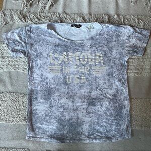 Scotch & Soda Gray Graphic T-Shirt - XS